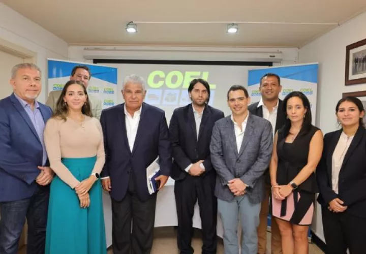 José Raúl Mulino se reunió con miembros del Consejo Empresarial Logístico (COEL). Foto: Cortesía