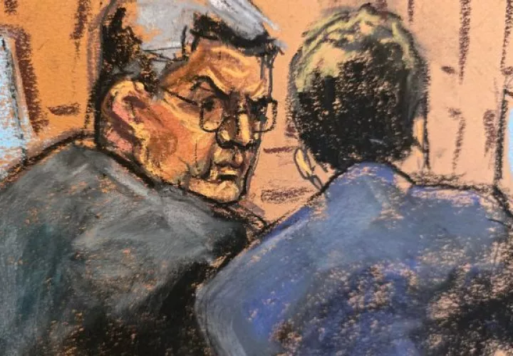 El expresidente hondureño Juan Orlando Hernández, culpable de tres cargos por narcotráfico. Foto: EFE