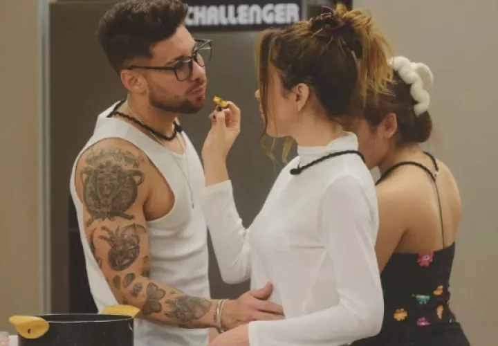 Miguel Melfi y Nataly Umaña. Foto: Canal RCN