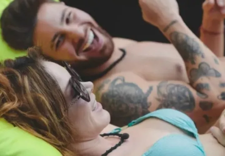 Nataly Umaña y Miguel Melfi. Foto: Canal RCN