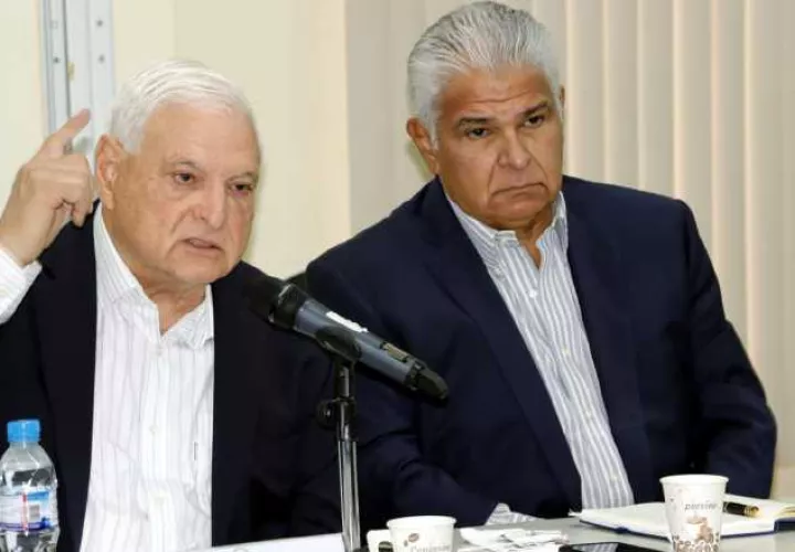 Ricardo Martinelli, candidato presidencial de RM y Alianza junto a José Raúl 