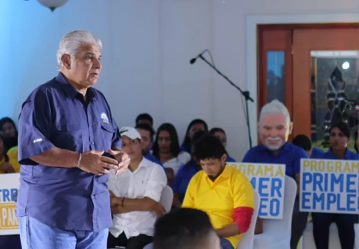 José Raúl Mulino, candidato presidencial de Realizando Metas y Alianza, marca como favorita con miras a las elecciones del 5 de mayo.
