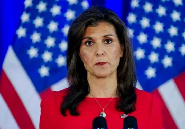 La candidata presidencial republicana Nikki Haley suspendió su campaña presidencial. Foto: EFE