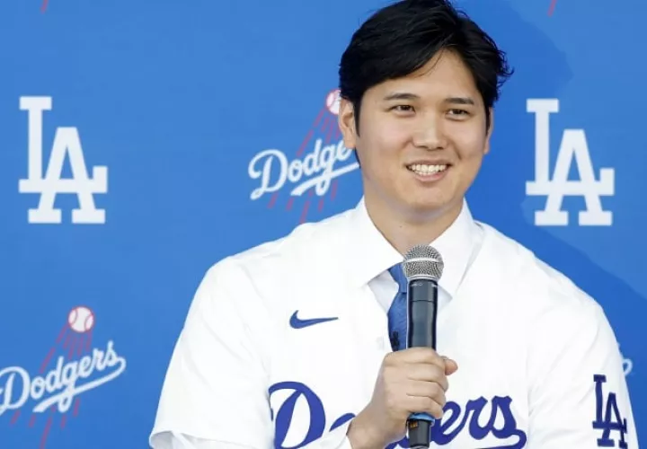Shohei Ohtani, figura de los Dodgers de Los Ángeles. Foto: EFE