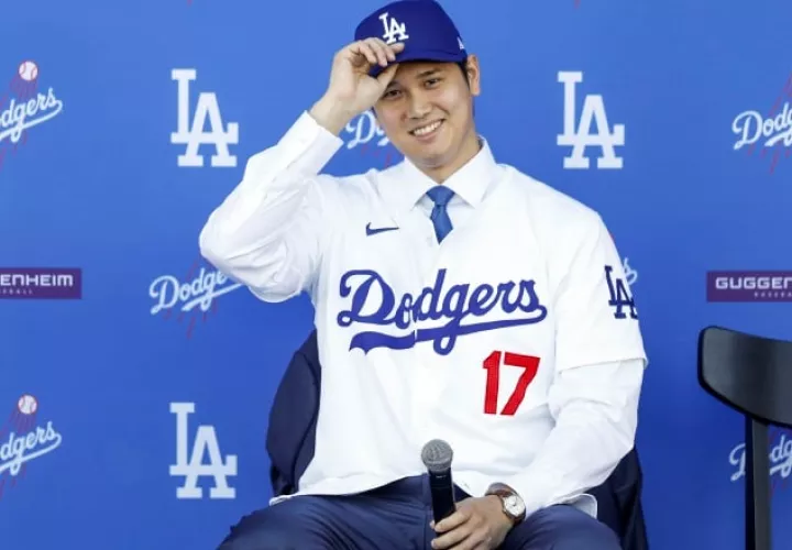  Shohei Ohtani jugador de los Dodgers. Foto: EFE