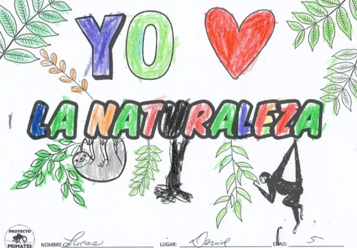 Los niños aprenden desde temprano el amor por la naturaleza. Foto: Cortesía 