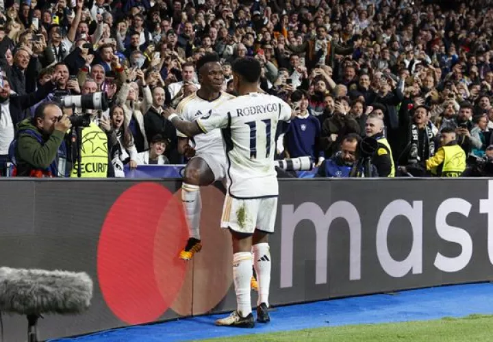Vinicius Junior anotó el gol del Real Madrid. Foto: EFE