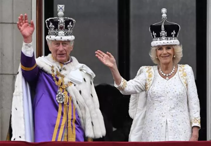 El rey Carlos III de Inglaterra y la reina Camila. Foto: Archivo