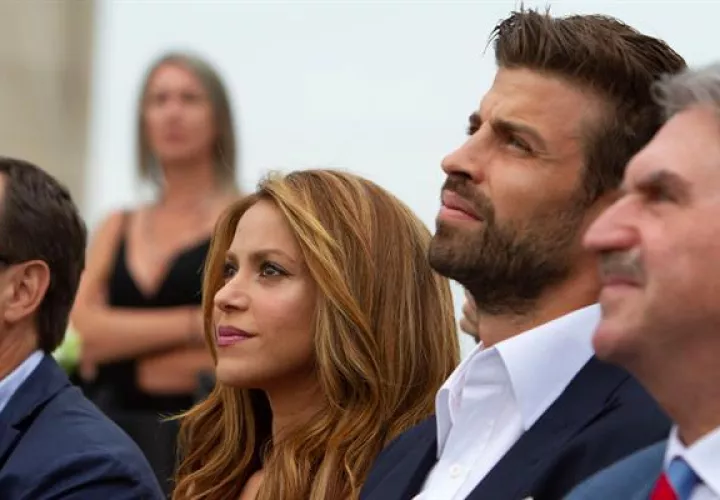 Gerard Piqué y Shakira. Foto: EFE