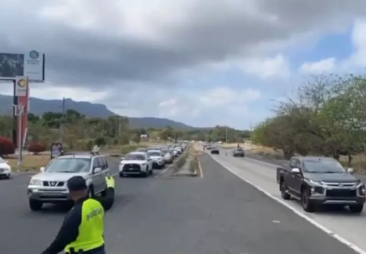 Operativo de inversión de carriles. 
