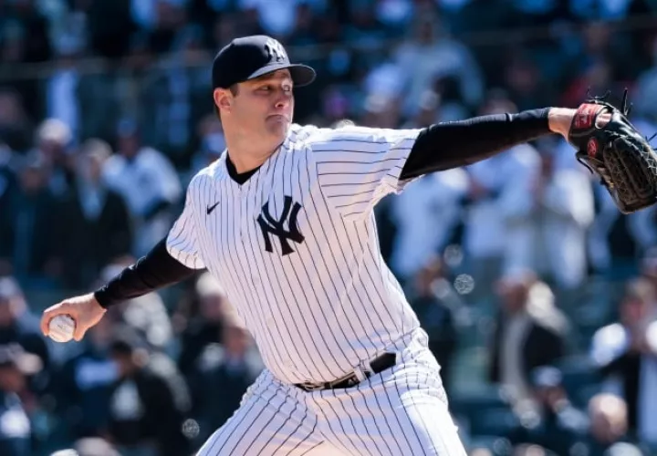 El lanzador Gerrit Cole de los Yanquis de Nueva York. Foto: EFE
