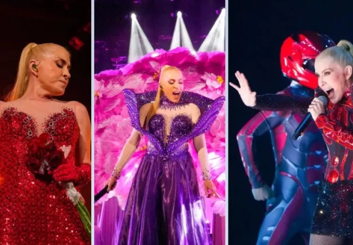 La artista tuvo varios cambios de vestuario. Foto: Instagram