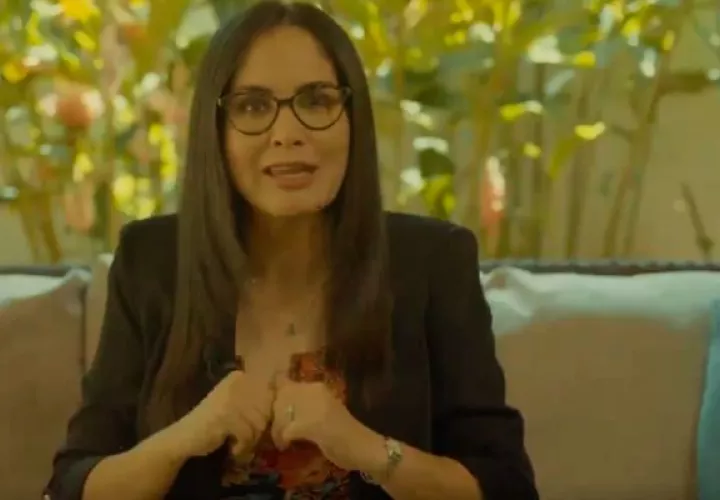  La candidata presidencial Zulay Rodríguez. 