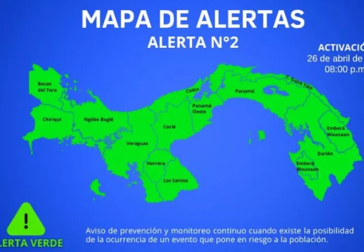 Se levanta la alerta verde en el país. Foto: Cortesía