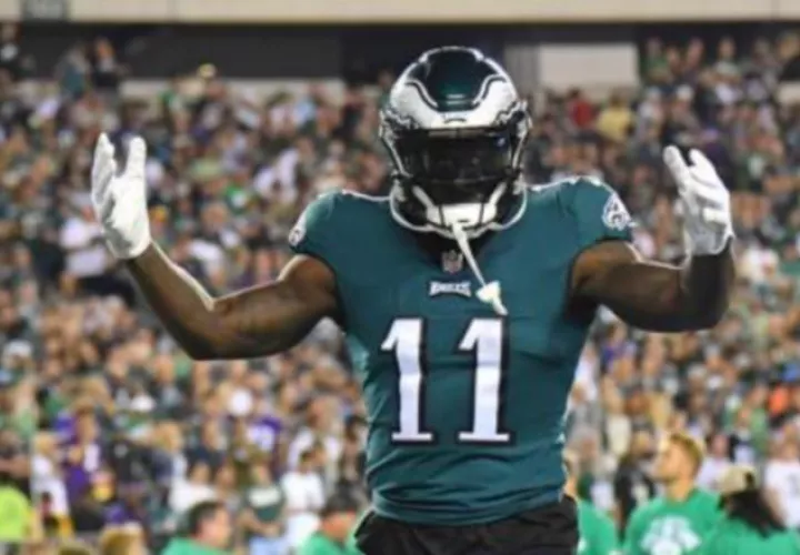 Arthur Brown, jugador de los Eagles. Foto: Twitter 