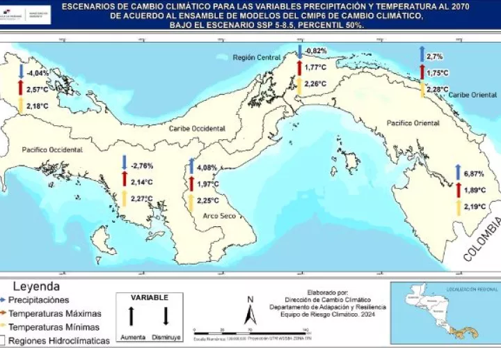 Aumento de las temperaturas y variaciones en los patrones de lluvias proyectan escenarios de cambio climático. Foto: Cortesía