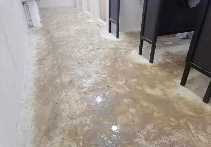 Por la falta de limpieza en los sanitarios y duchas, hay  quejas generalizadas en la feria. Foto: Diomedes Sánchez