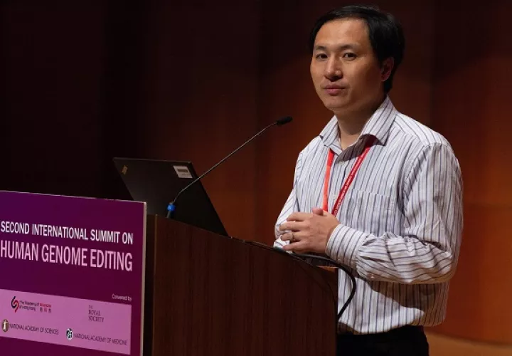 El científico chino He Jiankui en una imagen de archivo. Foto: EFE