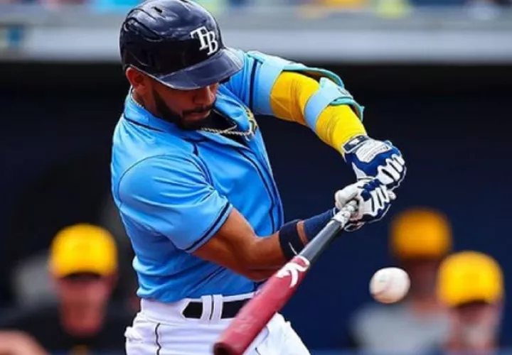El panameño José Caballero de los Rays de Tampa Bay. Foto: Instagram