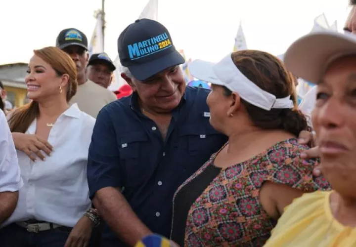 Recorrido del candidato presidencial José Raúl Mulino. Foto: Cortesía