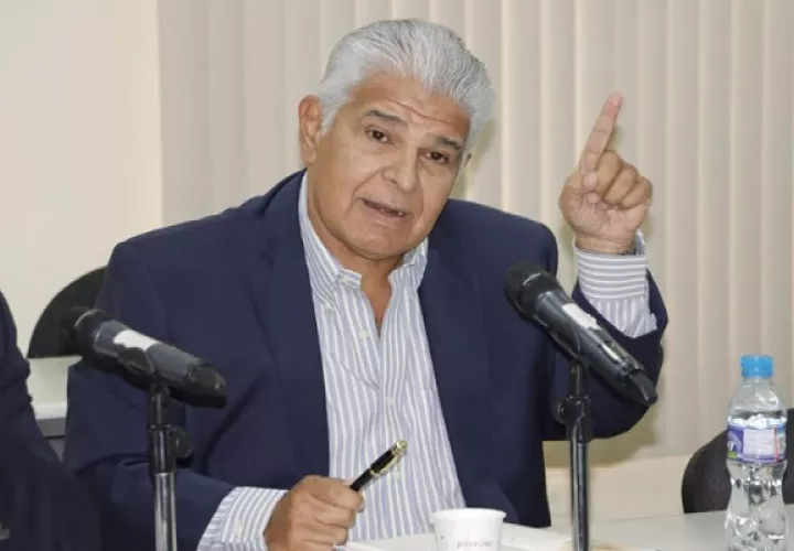 José Raúl Mulino es el favorito para convertirse en presidente de Panamá. Foto: Víctor Arosemena