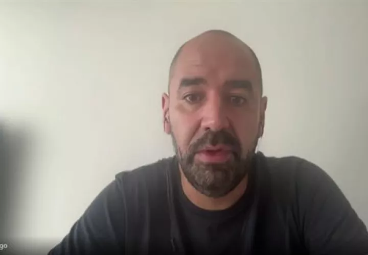 Captura de pantalla de Gabriel Arango, director de Tecnología de GlobalLogic, una empresa de servicios digitales con sede en San José (California, EE.UU.), dura