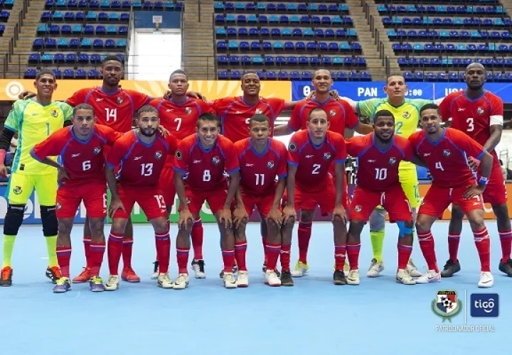 Equipo de Panamá de futsal que clasificó al mundial de Uzbekistán. Foto: Fepafut