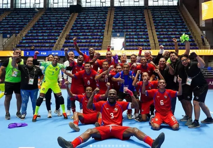 Panamá se clasifica a la final del Premundial de Futsal de la Concacaf. Foto: FEPAFUT
