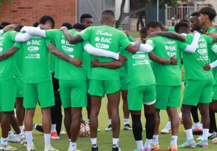 La Selección Mayor Masculina de Panamá preparada para dos amistosos en España. Foto: Cortesía