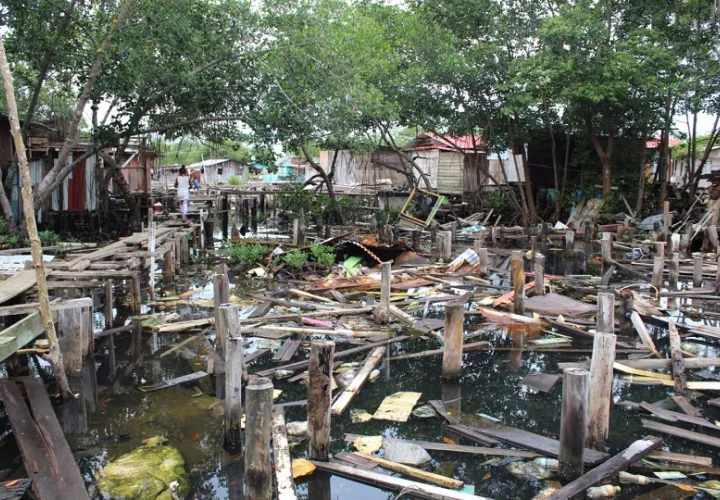 En Panamá se han registrados algunos casos de los desplazamientos producto de eventos climáticos. Foto: Cortesía