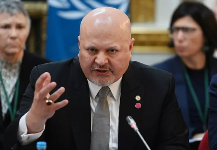 El fiscal de la Corte Penal Internacional (CPI), Karim Khan. EFE/EPA/Neil Hall