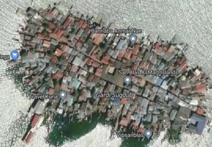 Gardí Sugdup se hunde debido al cambio climático. Foto: Google