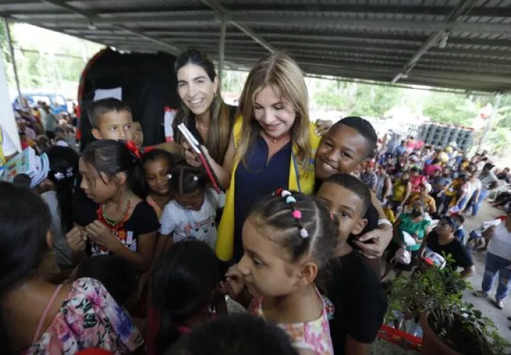  Se organizaron actividades recreativas para los niños. Foto: Cortesía