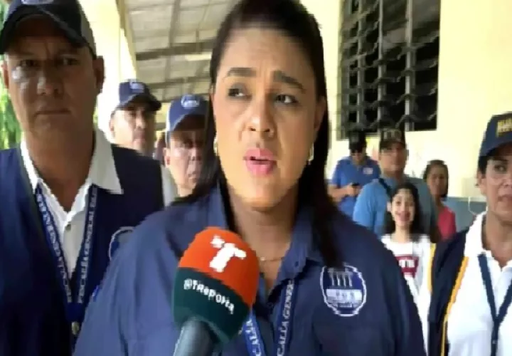 La Fiscal Electoral Vielka Sáez, precisó que se mantendrán vigilantes de  lo que ocurra en la Junta Nacional de  Escrutinio. 