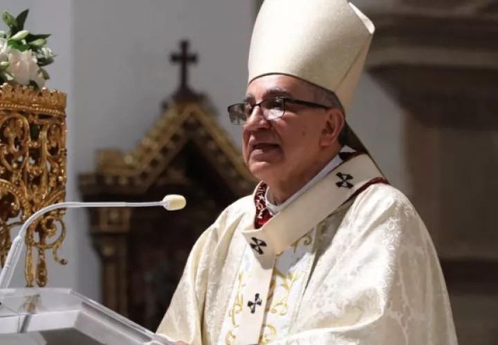 El arzobispo de Panamá, monseñor José Domingo Ulloa. Foto: Cortesía Panorama Católico