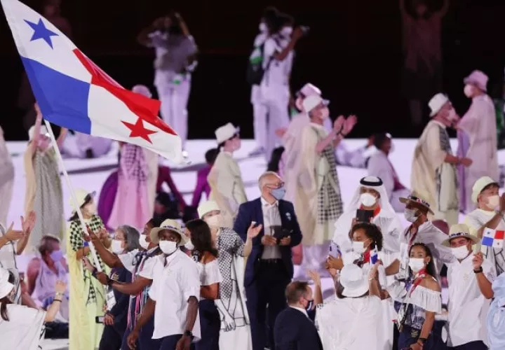 Atletas panameños en los Juegos Olimpicos de Tokyo 2020. Foto: COI