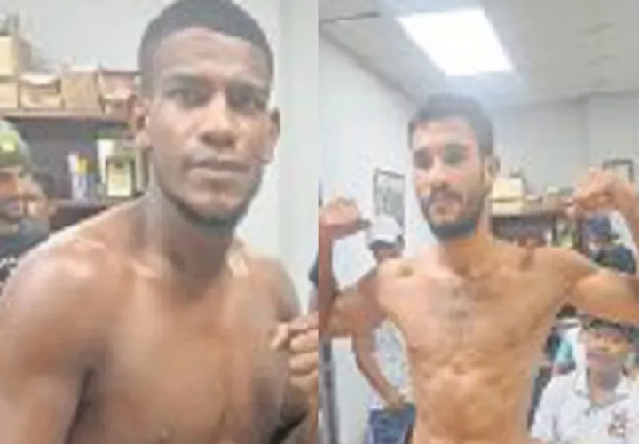Jonathan Miniel ha ganado sus 5 peleas por KO; Hibraim Valdespino (izq.) también expone su invicto. Foto: Instagram