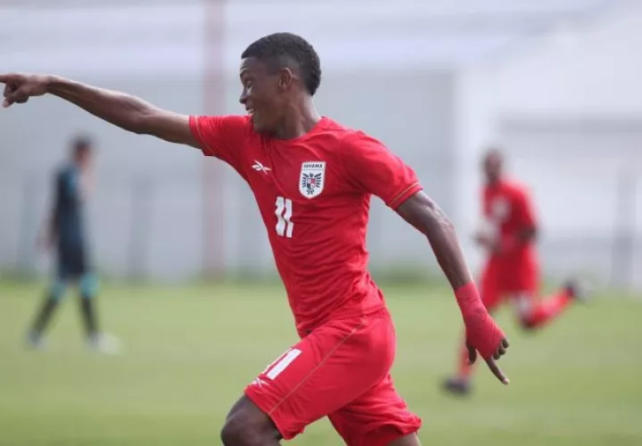 Joseph Pacheco anotó el gol panameño ante Honduras. Foto: Fepafut