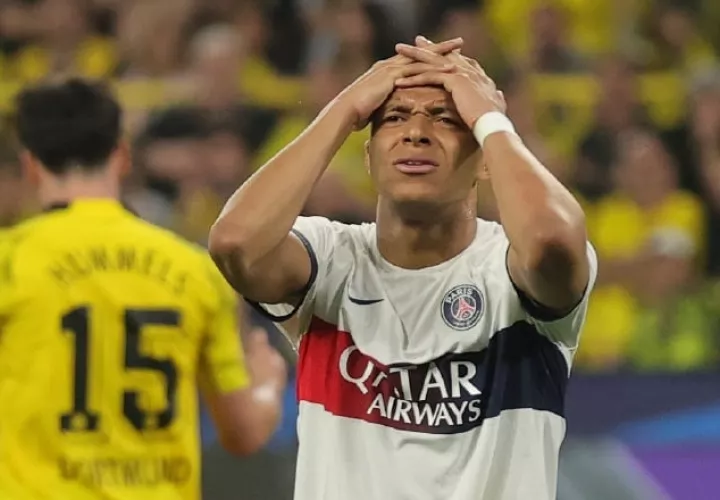 Mbappé, figura del PSG de Francia. Foto: EFE