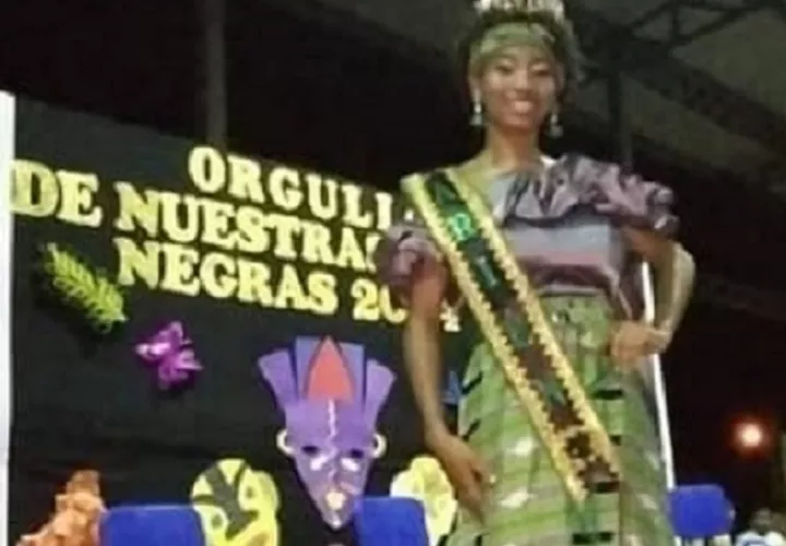  Crismary Yarianith López De la Rosa es Reina Etnia Negra 2024. Foto: Cortesía