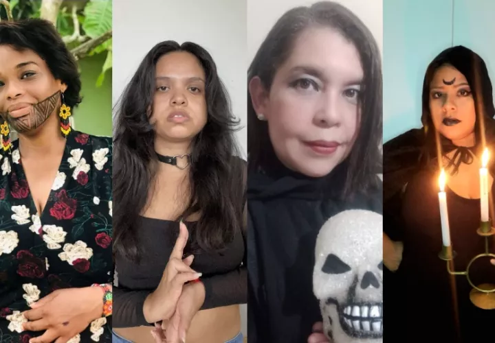 Tania Cerrud, Josephine Curwen, Wendy Barsallo y Jissy Martínez.