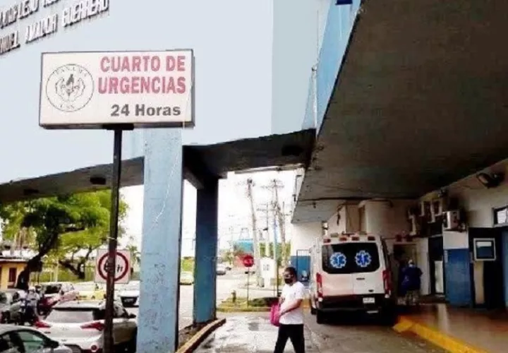 El conductor luego de dejar a la menor en el  hospital se dio a la fuga. Foto. Archivo