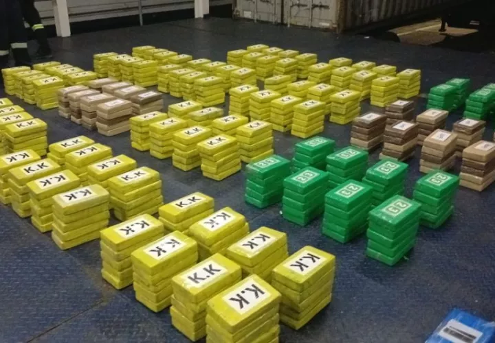 Decomiso de 885 paquetes de droga. Foto: Policía Nacional