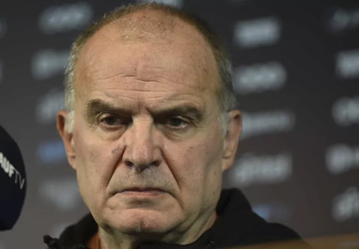 Marcelo Bielsa, técnico de Uruguay. Foto: EFE