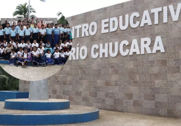 Meduca concluye construcción y rehabilitación de aulas y nuevos espacios en escuelas Río Chucurá y Punta Escondida. Foto: Cortesía
