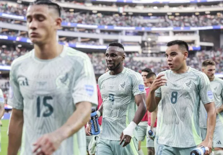 Jugadores de México. Foto: EFE
