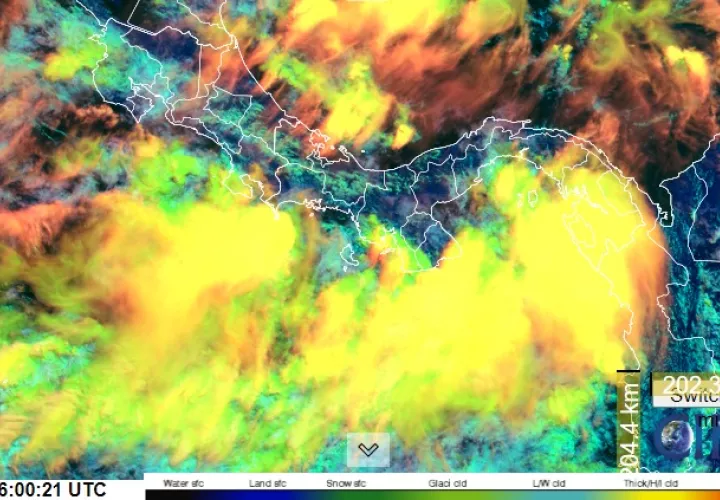 El Sinaproc alertó sobre lluvias y tormentas. Foto/Sinaproc