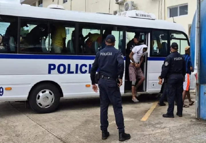 Los presuntos implicados en este caso son residentes en San Miguelito, Colón y la provincia de Herrera. Foto. Thays Dominguez