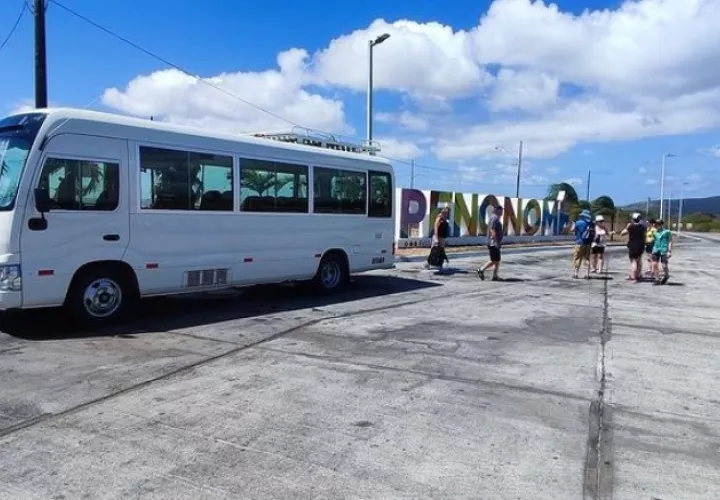 Bus de Tramersa en Penonomé. Tomada de Instagram
