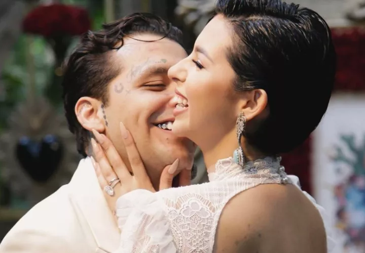 Christian Nodal y Ángela Aguilar. Foto: Instagram / @nodal